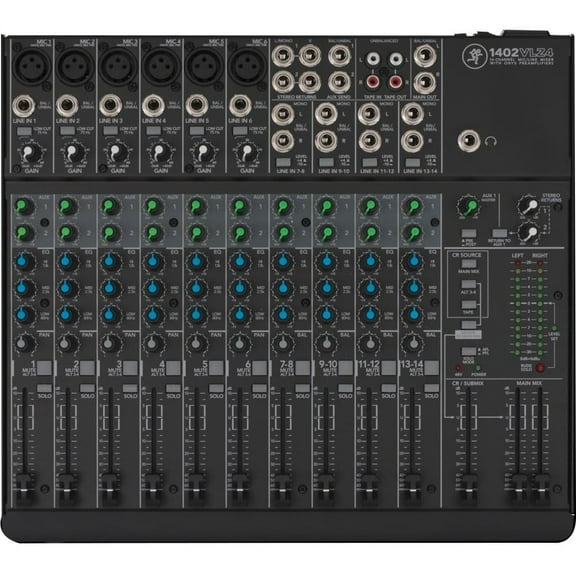 Mackie 1402-VLZ4 14-Channel Powered Audio Mixer