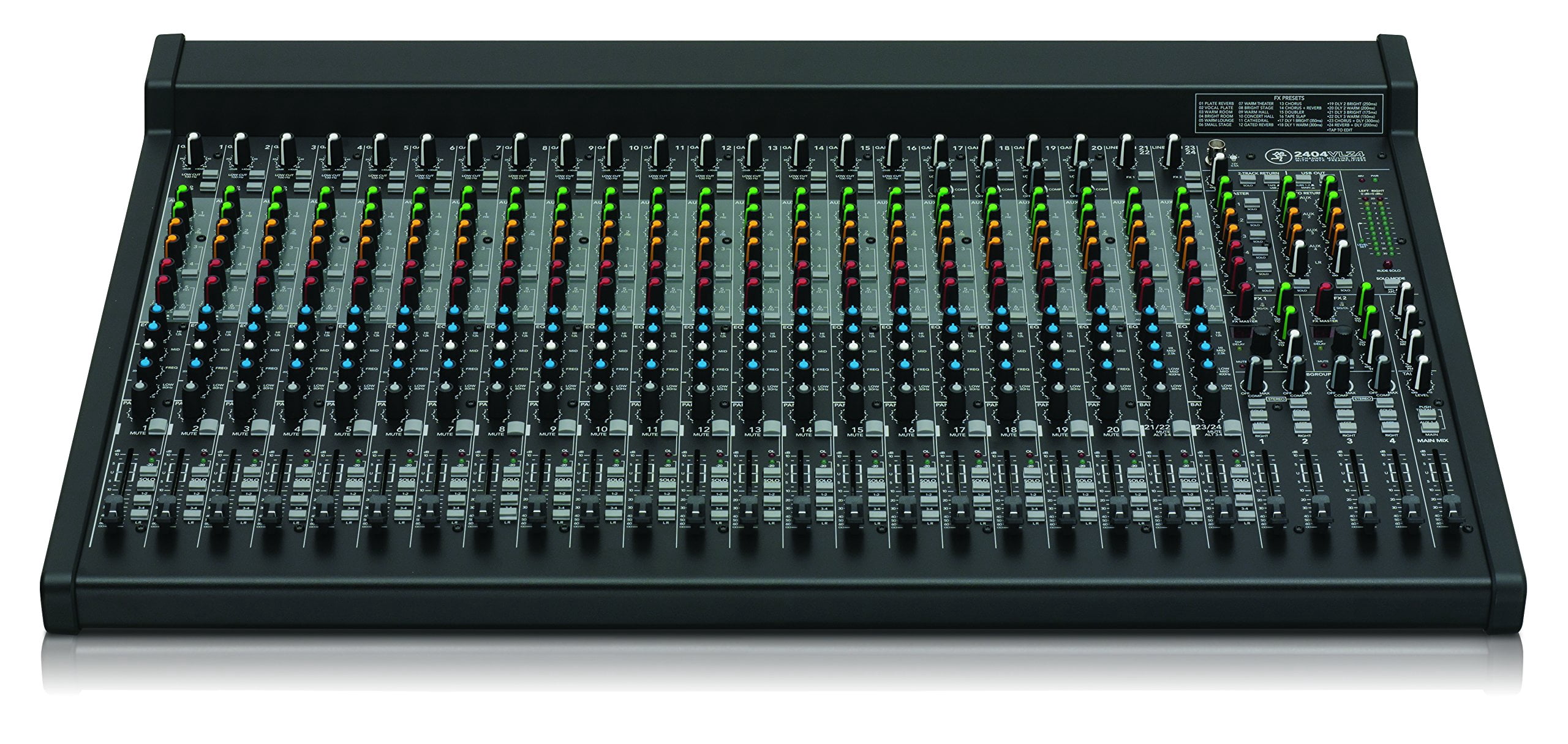 Mackie 2404VLZ4 24-channel 4-Bus FX Mixer w/ USB 2404-VLZ4