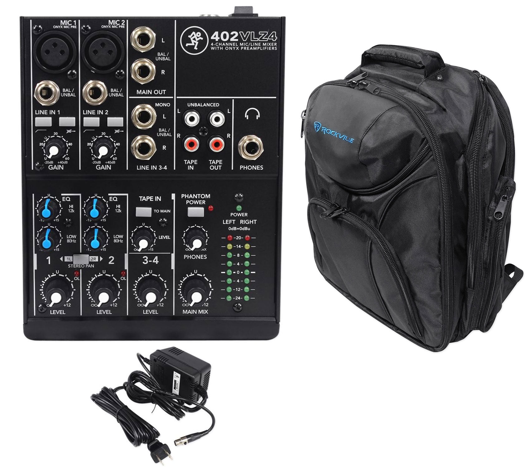 Rockville Travel Case Backpack Bag For Allen & Heath XONE:23 Mixer