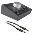 thumbnail image 1 of Mackie Big Knob Passive Studio Monitor Controller with 1/4" Male Phone to 1/4" Male Phone TRS Cable -5, 1 of 6