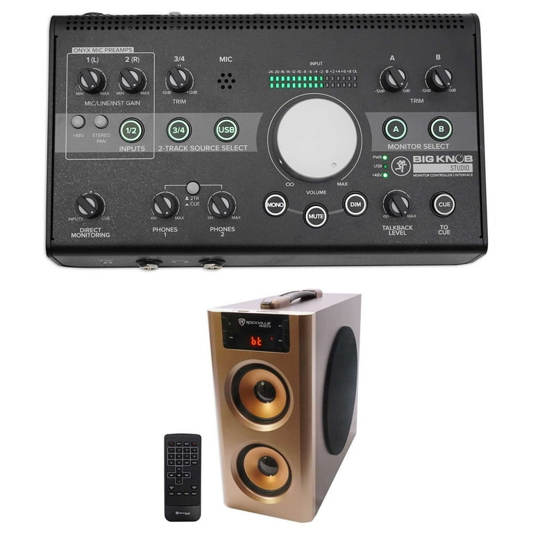 Mackie Big Knob Studio 3x2 Studio Monitor Controller USB I/O+