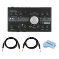 thumbnail image 1 of Mackie Big Knob Studio Monitor Controller and Interface + Software Bundle - Includes 2x 6' Cables, 1 of 9