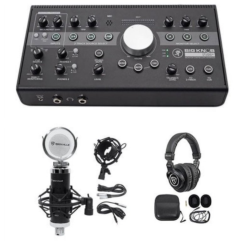 BIG KNOB STUDIO モニターコントローラー Amazon.com: Mackie Big Knob Studio 3x2 Studio Monitor