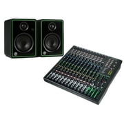 Mackie Bundle with CR3-XBT - Bluetooth Studio Monitor - Pair + ProFX16v3 16-channel Mixer with USB and Effects