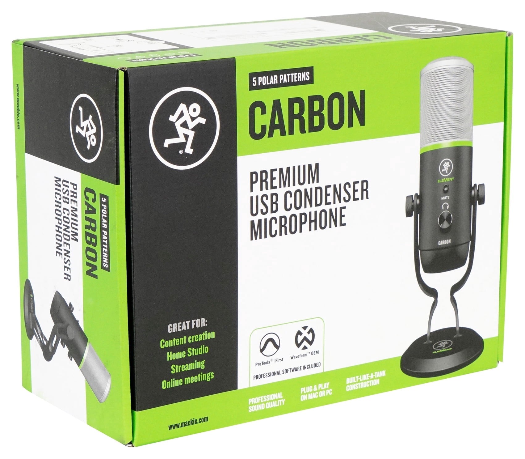 Mackie Condenser Microphone, USB (EM-CARBON)