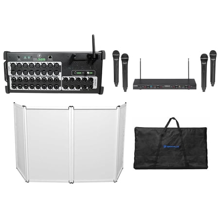 Mackie DL32S 32-Channel Wireless Digital Wi-Fi Mixer w/DSP+Facade+Wireless Mics
