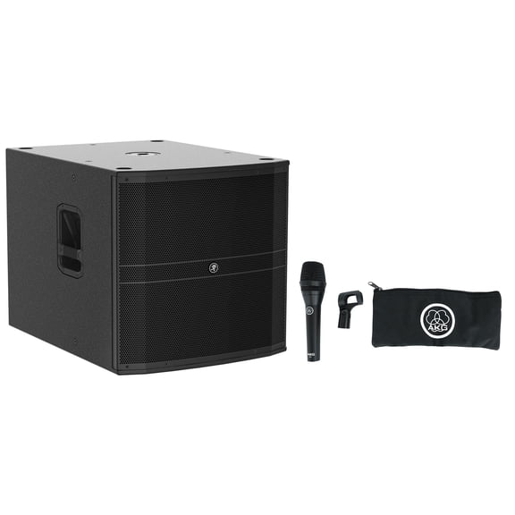 Mackie DRM18S-P 18" 2000w Pro Passive Live Sound DJ PA Subwoofer Sub+AKG Mic