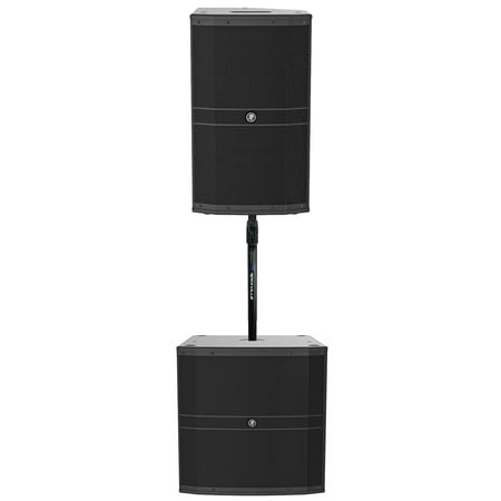 Mackie DRM212-P 1600w 12" DJ PA Speaker+18" Passive Subwoofer+Air Assist Mount