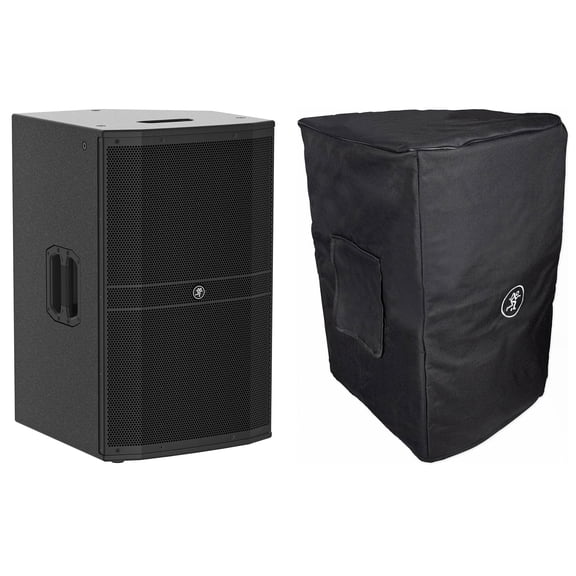 Mackie DRM215-P 15" 1600 Watt Professional Passive DJ PA Speaker+Cover