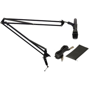 Mackie EM-89D Studio Recording Dynamic Mic+Mic Cable+40" Boom Arm