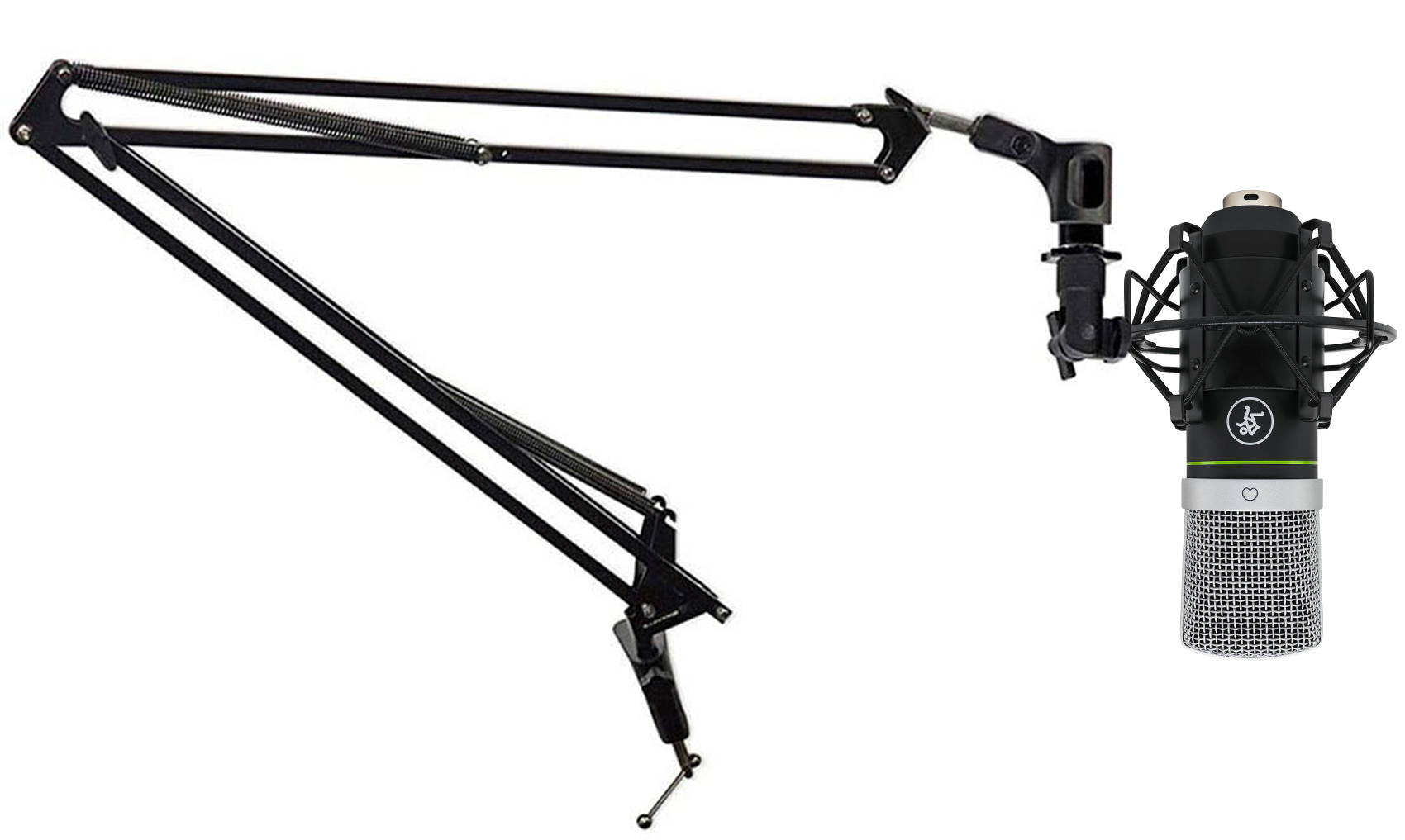 Mackie EM-91CU USB Condenser Recording Zoom Podcast Microphone Mic+Boom Arm