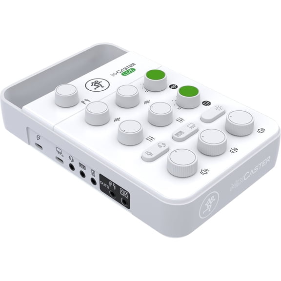 Open Box Mackie M-Caster Live Portable Live Streaming Mixer and Recording Interface - White -