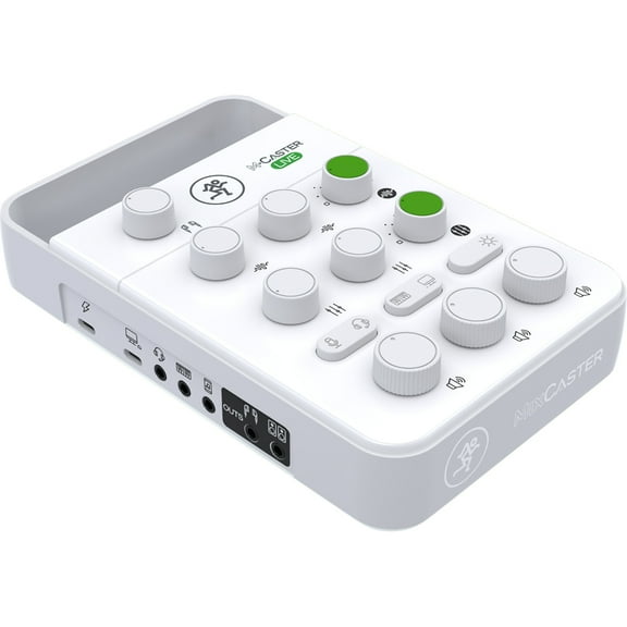 Open Box Mackie M-Caster Live Portable Live Streaming Mixer and Recording Interface - White -