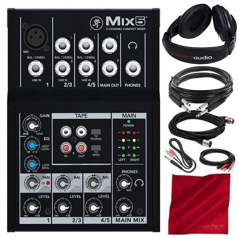 Mackie MACKIE-MIX5-D-KIT1430-NFBA Mix Series Mix5 5-Channel