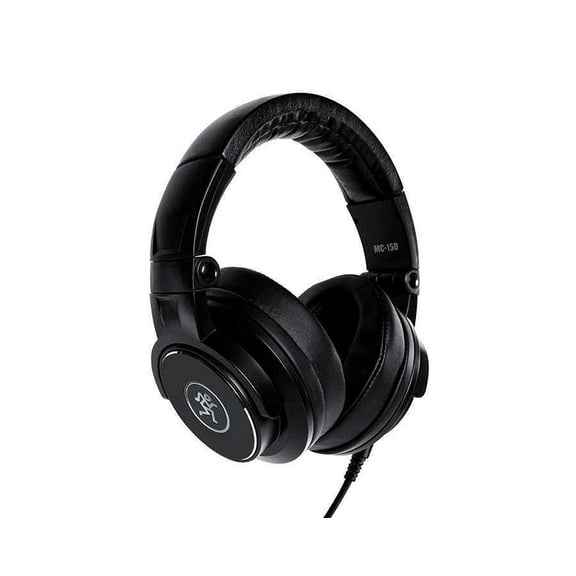 Mackie MC-150 Closed Back Studio On Ear Headphones, Black
