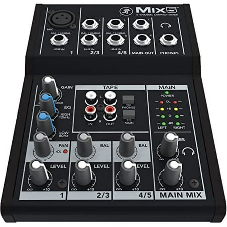 Mackie - Mix5 Compact Mixer - Black