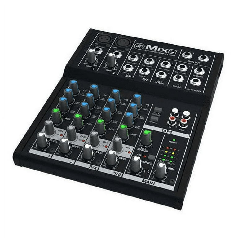 美品・おまけ付き　Mackie Mix8 COMPACT MIXER Mackie MIX8 8-Channel Compact Mixer – Easy Music Center