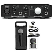 Mackie Onyx Artist 1.2 2x2 USB Recording Studio Interface+Microphone+Cable+Case