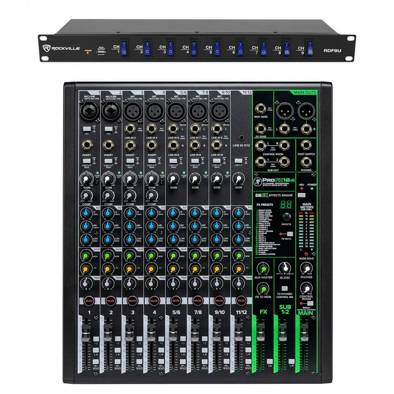 Mackie ProFX12v3 12-Channel Pro Effects Mixer w/USB ProFX12 Mackie ProFX12v3 12-Channel Pro Effects Mixer w/USB ProFX12