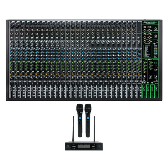 Mackie ProFX30v3 30 Channel 4-Bus Effects Mixer w/USB+Wireless Mics ProFX30 v3