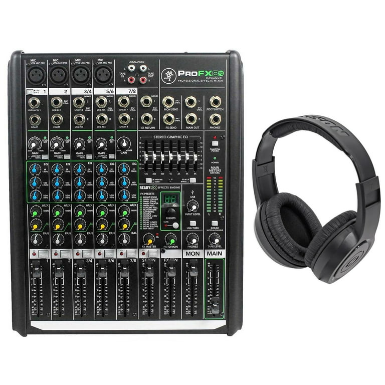 Mackie ProFX8v2 8-channel Mixer with USB and Effects - Walmart.com