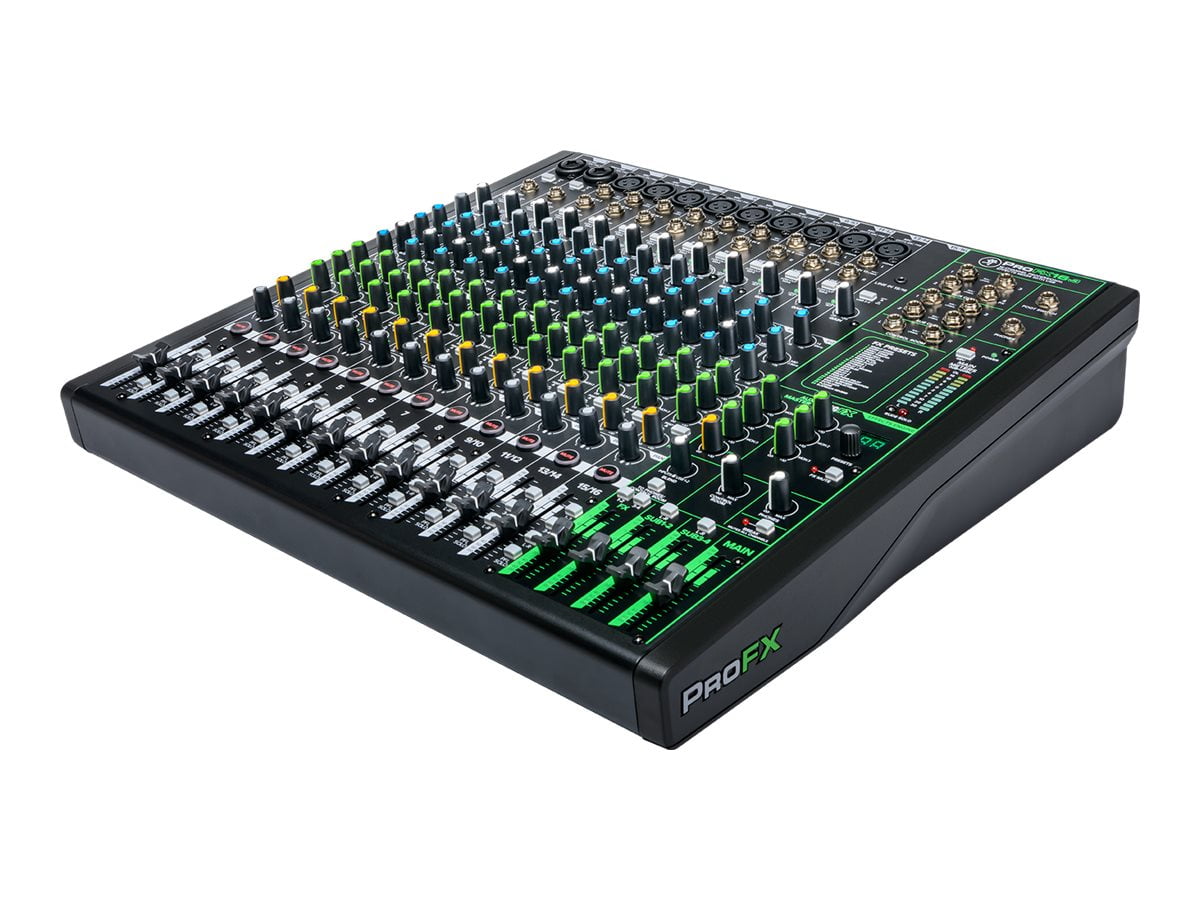 Mackie ProFX16v3 16-Channel 4-Bus Professional Effects Mixer With USB
