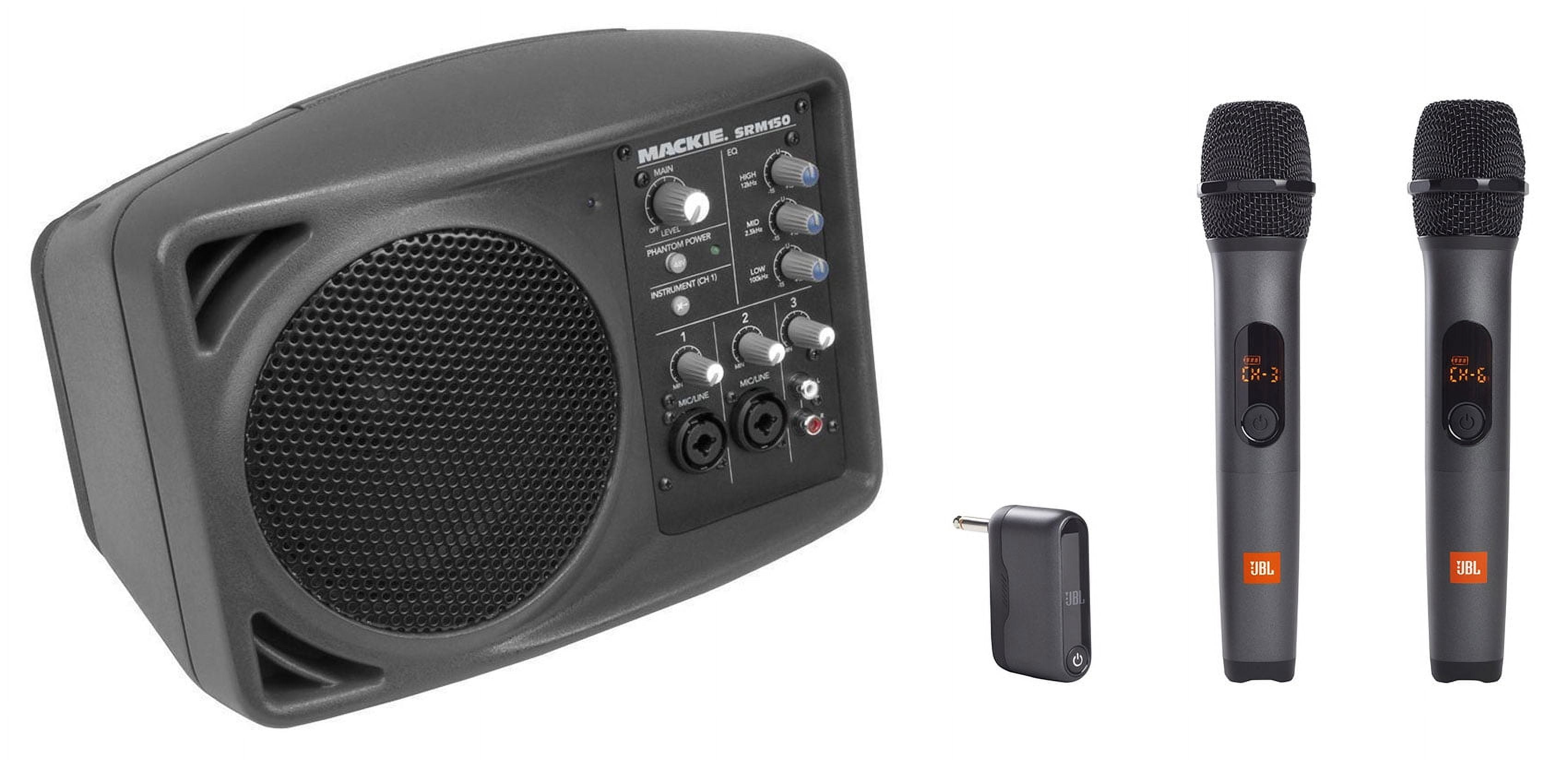 Mackie SRM150 Powered Active PA Monitor Speaker+(2) JBL Wireless 
