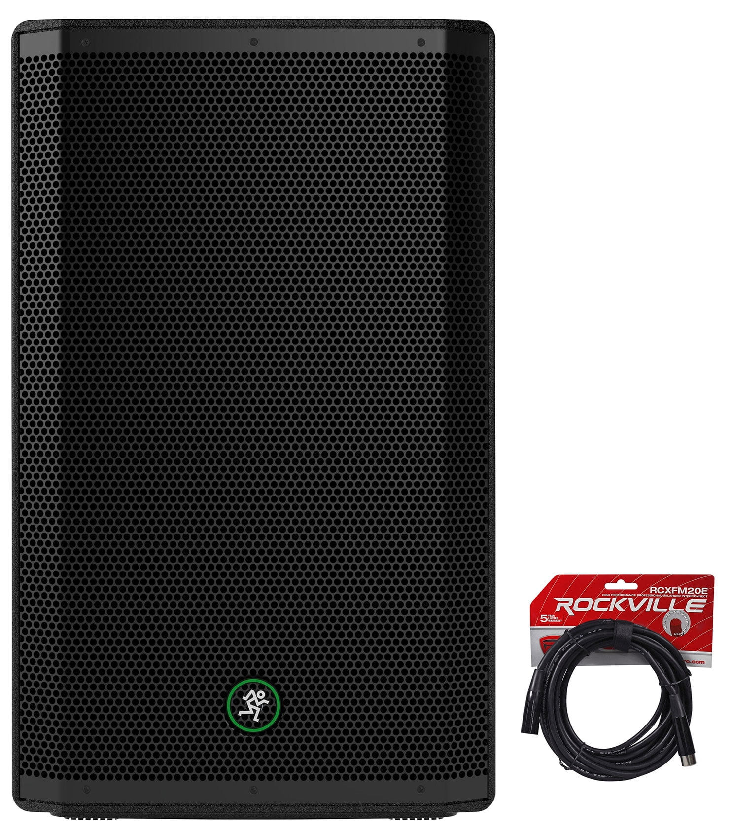 Mackie Thrash215 15" 1300W Powered Active DJ PA Speaker + XLR Cable Thrash 215