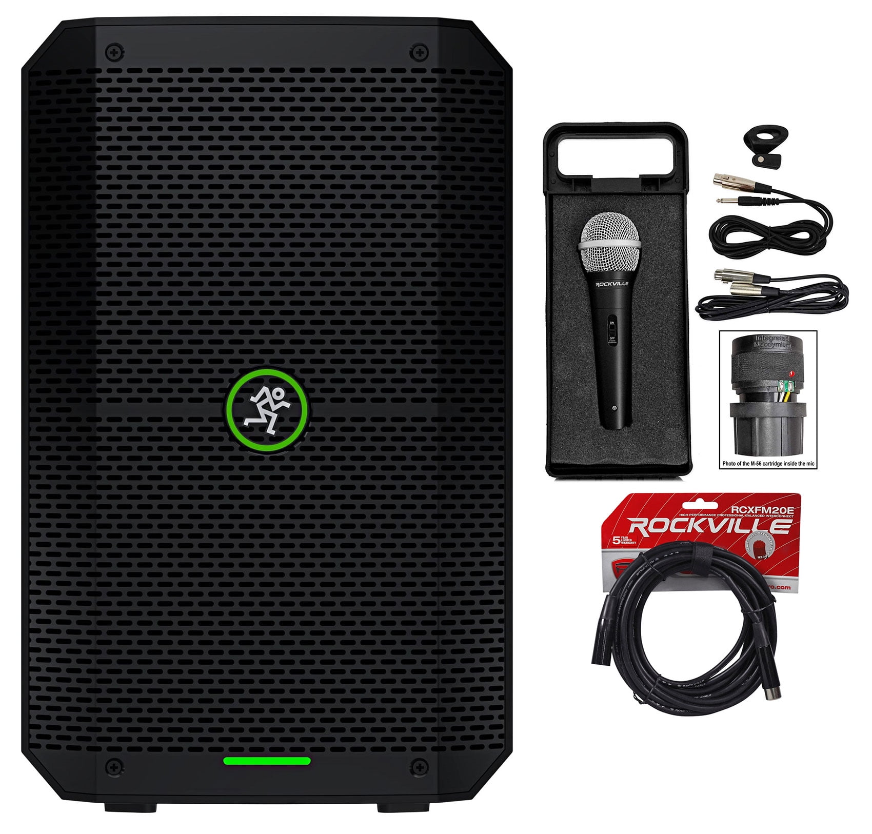 Mackie Thump GO 8" Portable Rechargeable DJ PA Speaker w/Bluetooth+Microphone