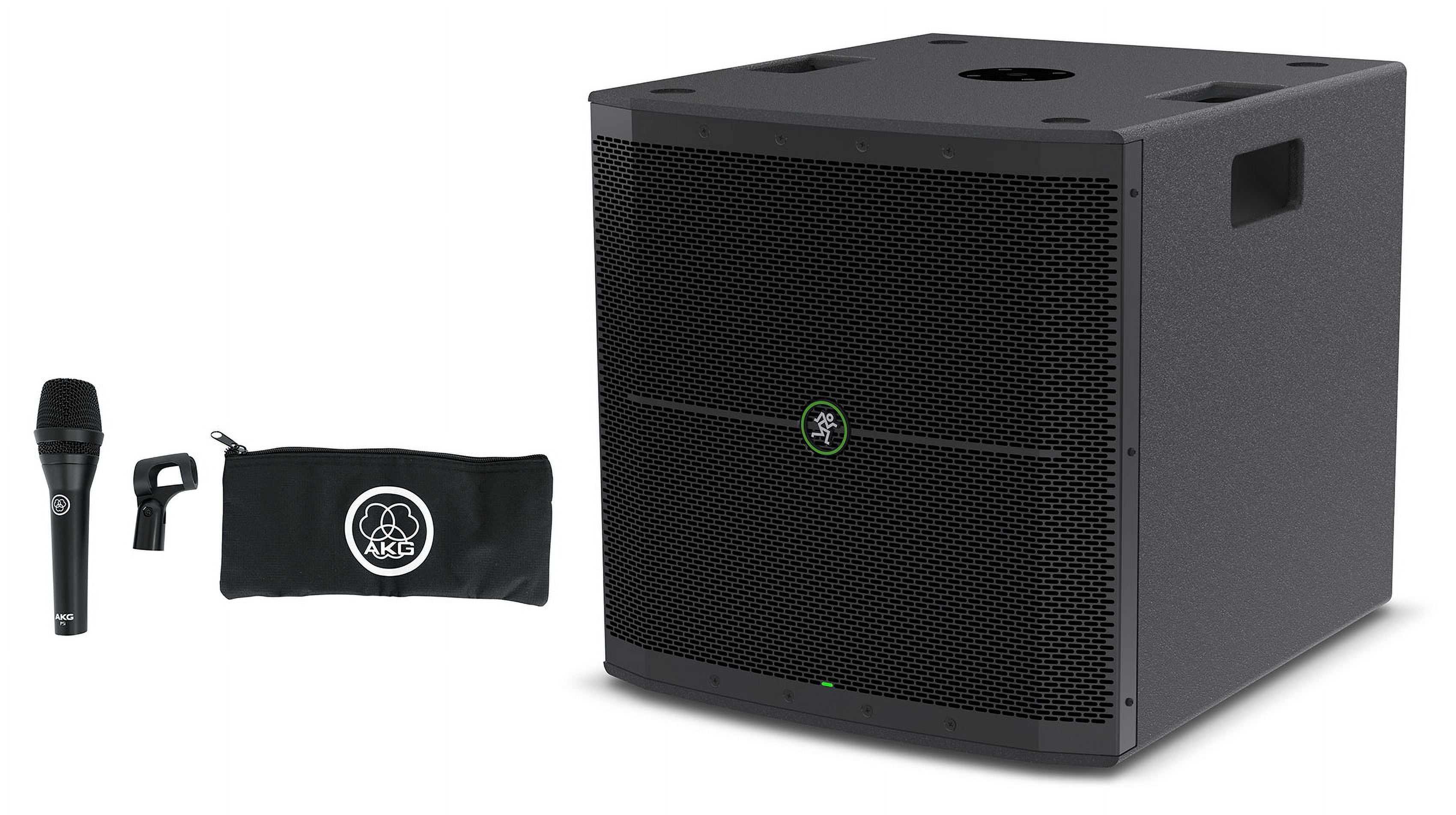 Mackie Thump118S 18 1400w Powered DJ PA Subwoofer Sub Thump 118S AKG Microphone