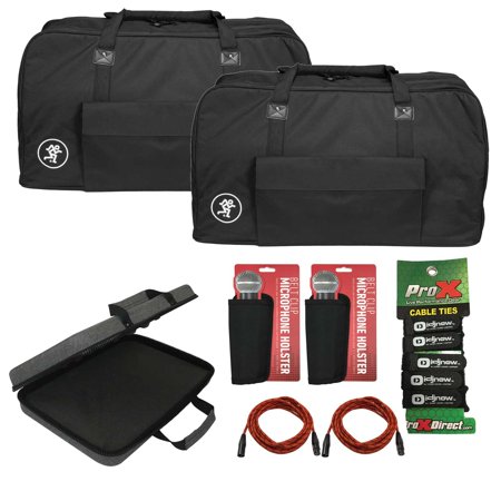 Mackie Thump15A/BST Padded Protective Speaker Bags with Padded Case and Accessories Duo Package
