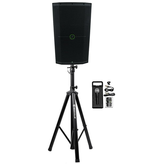 Mackie Thump212XT 12" 1400w Powered DJ PA Speaker+Tripod Stand+Mic Thump 212XT