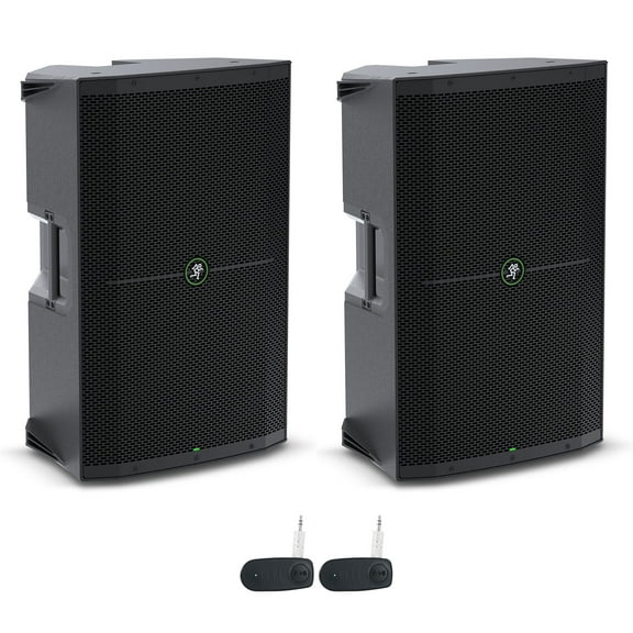Mackie Thump215 15" 1400w Powered DJ PA Speakers w/Wireless Linking Thump 215, 2 Set,Black