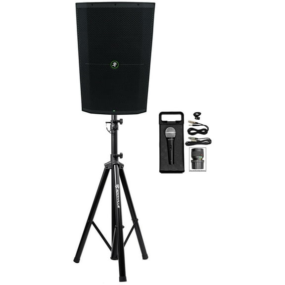 Mackie Thump215XT 15" 1400w Powered DJ PA Speaker+Tripod Stand+Mic Thump 212XT