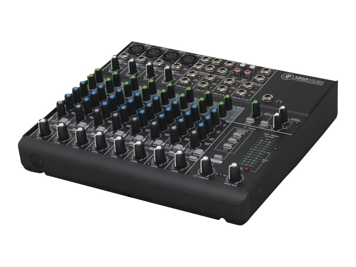 Mackie VLZ4 Series, 12-channel Mixer with Ultra-wide 60dB gain range and Onyx Mic Preamps (1202VLZ4)
