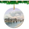 thumbnail image 1 of Mackinac Island Arch Rock Michigan USA Christmas Ornament Travel Souvenir Personalized Christmas Tree Pendant Hanging Decoration, 1 of 4