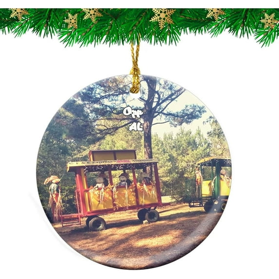 Mackinac Island Arch Rock Michigan USA Christmas Ornament Travel Souvenir Personalized Christmas Tree Pendant Hanging Decoration