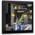 thumbnail image 1 of Mackintosh, Charles Rennie 12x12 Black Modern Framed Museum Art Print Titled - Yellow Tulips, 1 of 5