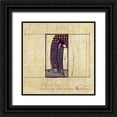 thumbnail image 1 of Mackintosh, Charles Rennie 12x12 Black Ornate Wood Framed with Double Matting Museum Art Print Titled - Design For Curtains For The Hall Windows, 1 of 4
