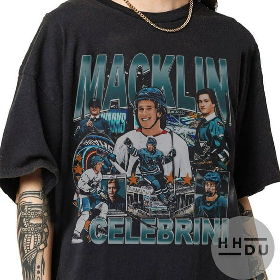 Macklin Celebrini 90s Vintage Bootleg Style T-Shirt, Classic Retro Graphic Unisex Tee Gift For Men and Women
