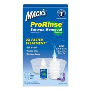 Macks Prorinse Earwax Removal Kit, Advanced Treatment, 0.5 Oz, 3 Pack