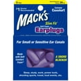 thumbnail image 1 of Mack's Slim Fit Soft Foam Earplugs 5 Pairs (Pack of 6), 1 of 5