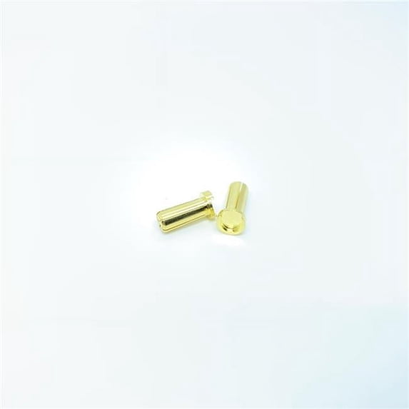 Maclan Racing HADMCL4216 Maclan MAX Current 5 mm Low Profile Gold Bullet Connectors - 2 Piece