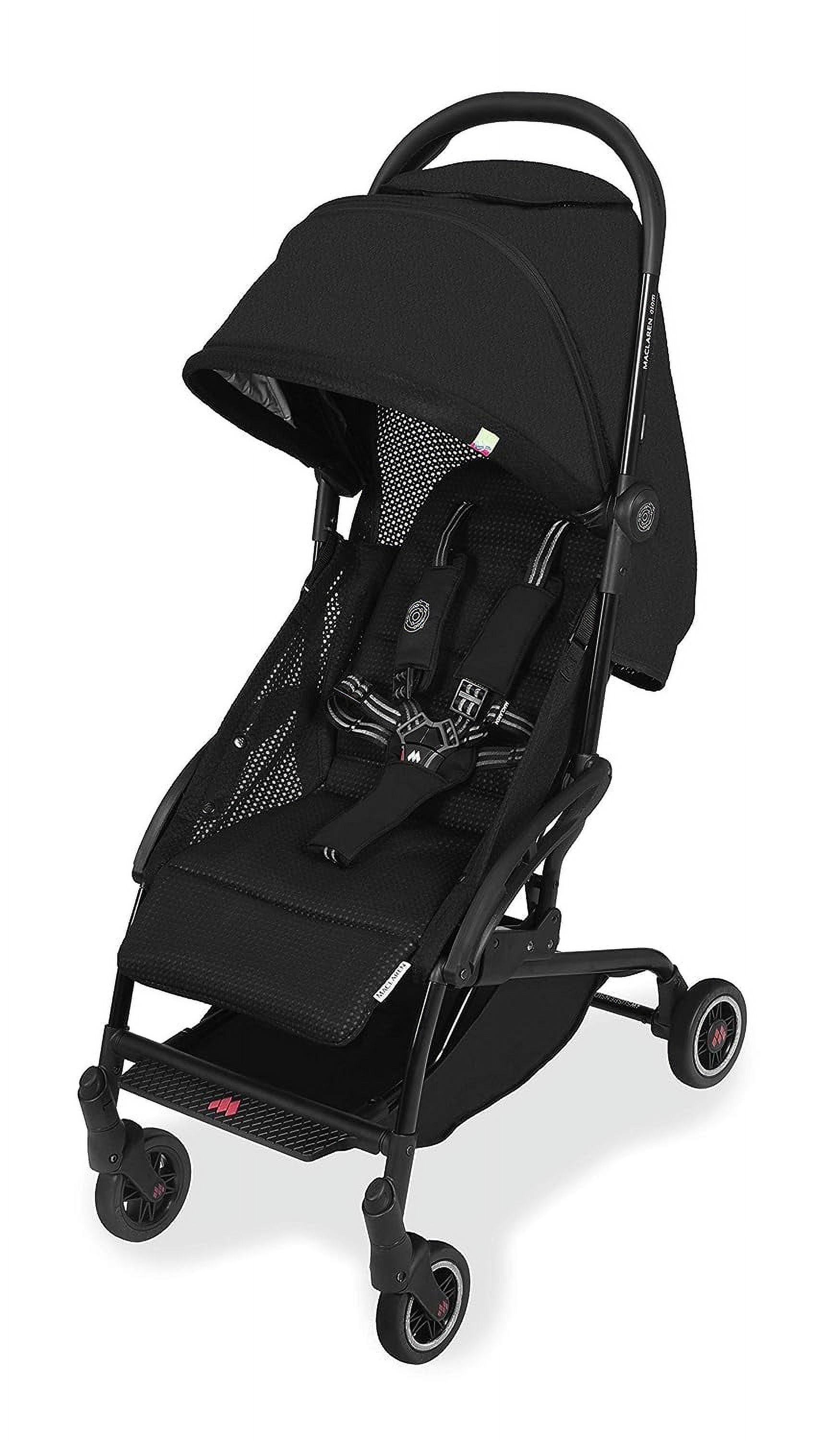 Maclaren Atom Style Set Travel System- Super Lightweight, Ultra-Compact Stroller, Fits On Airplane's Overhead Storage. Car Seat Compatible. Loaded with Accessories. Multi-Position Reclining Seat - image 1 of 6