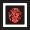 thumbnail image 1 of Maclean, Leah 15x15 Black Ornate Wood Framed with Double Matting Museum Art Print Titled - Portrait of a Zinnia IV, 1 of 4