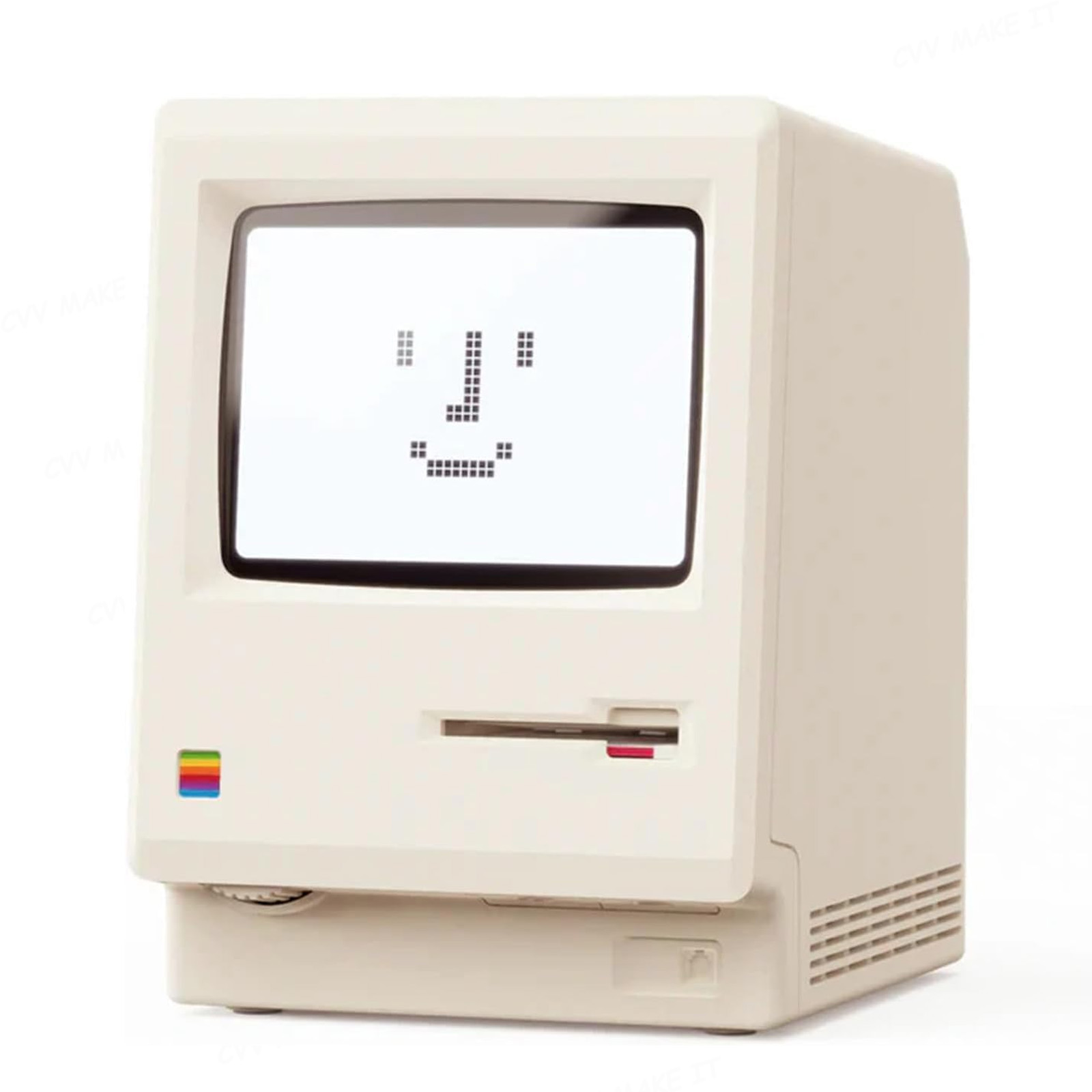 Maclock WB-8 Retro Pixel Alarm Clock 1984 80s Computer Style Electronic ...