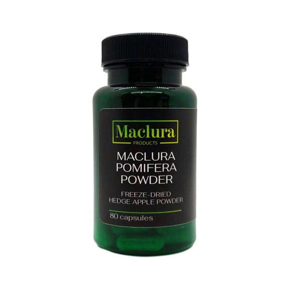 Maclura Pomifera Powder (Freeze-Dried Hedge Apple Powder) - 80 capsules