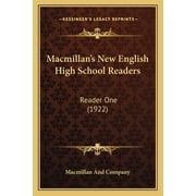 Macmillans New English High School Readers Reader One 1922 Paperback