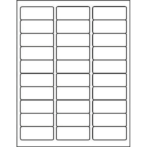 Maco Laser/Ink Jet White Address Labels, 1 x 2-5/8 Inches, 100 Sheets, 3000 Labels Per Box (ML-3000)