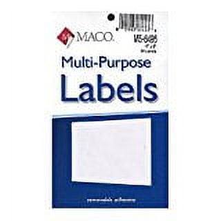 Maco Multi-Purpose Handwrite Labels rectangular 4 in. x 6 in. 40 [PACK OF 6 ]